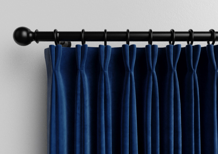 Sunningdale, Indigo - Made to Measure Curtains - Image 10